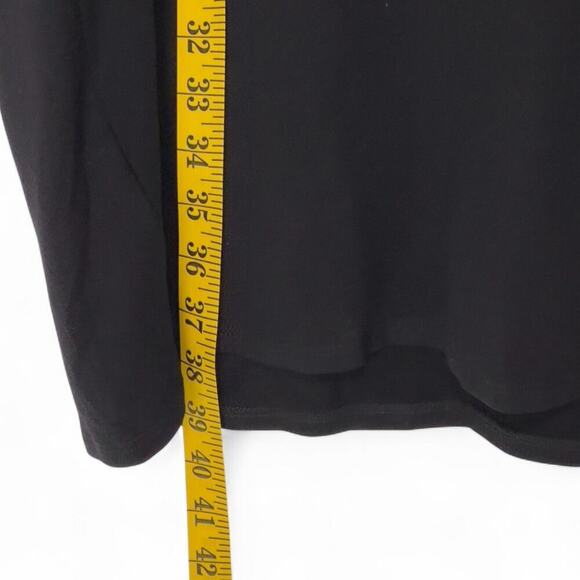 Eileen Fisher Black Tank Dress with Front Pockets (M) - Picture 7 of 10